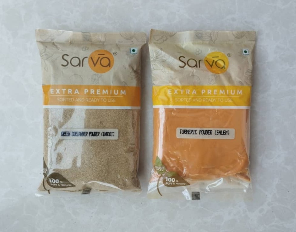 SARVA TURMERIC&CORIANDER COMBO 250 G_0