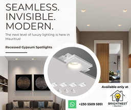 Frameless Recessed Gypsum Spotlights