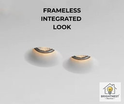 Frameless Recessed Gypsum Spotlights