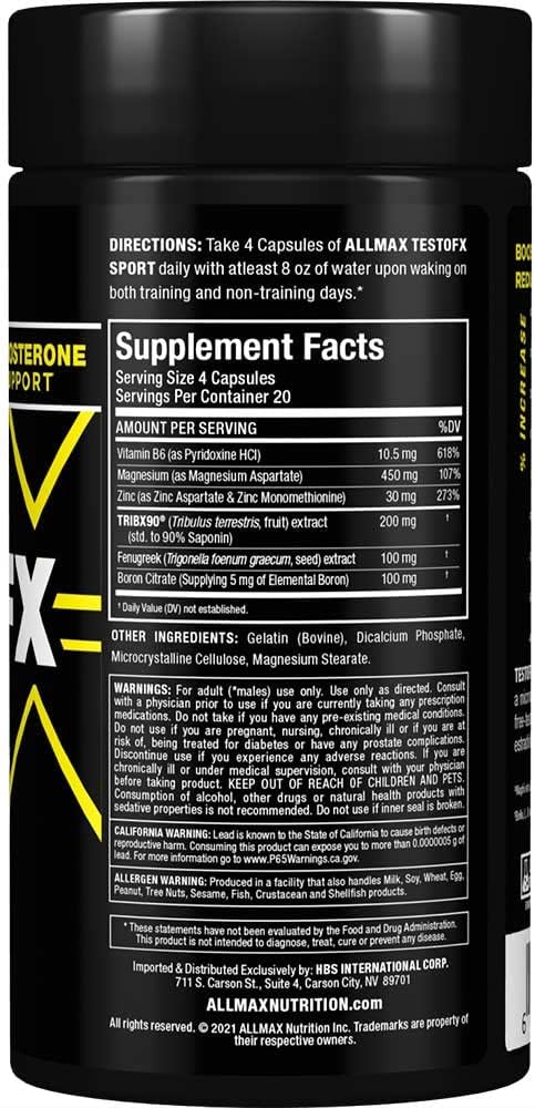 ALLMAX NUTRITION TESTOFX SPORT 80 CAPSULES_1