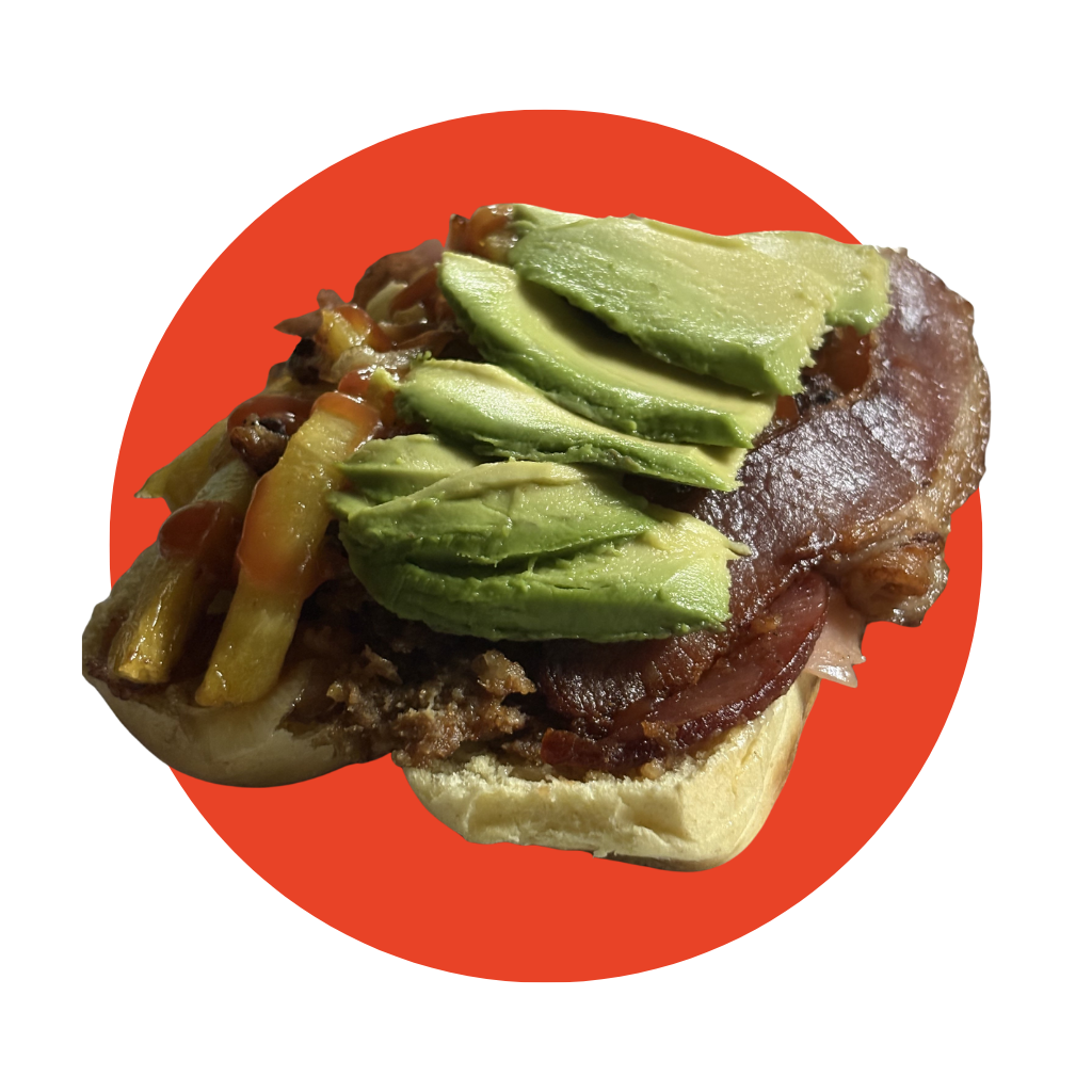 Hot dog milanesa