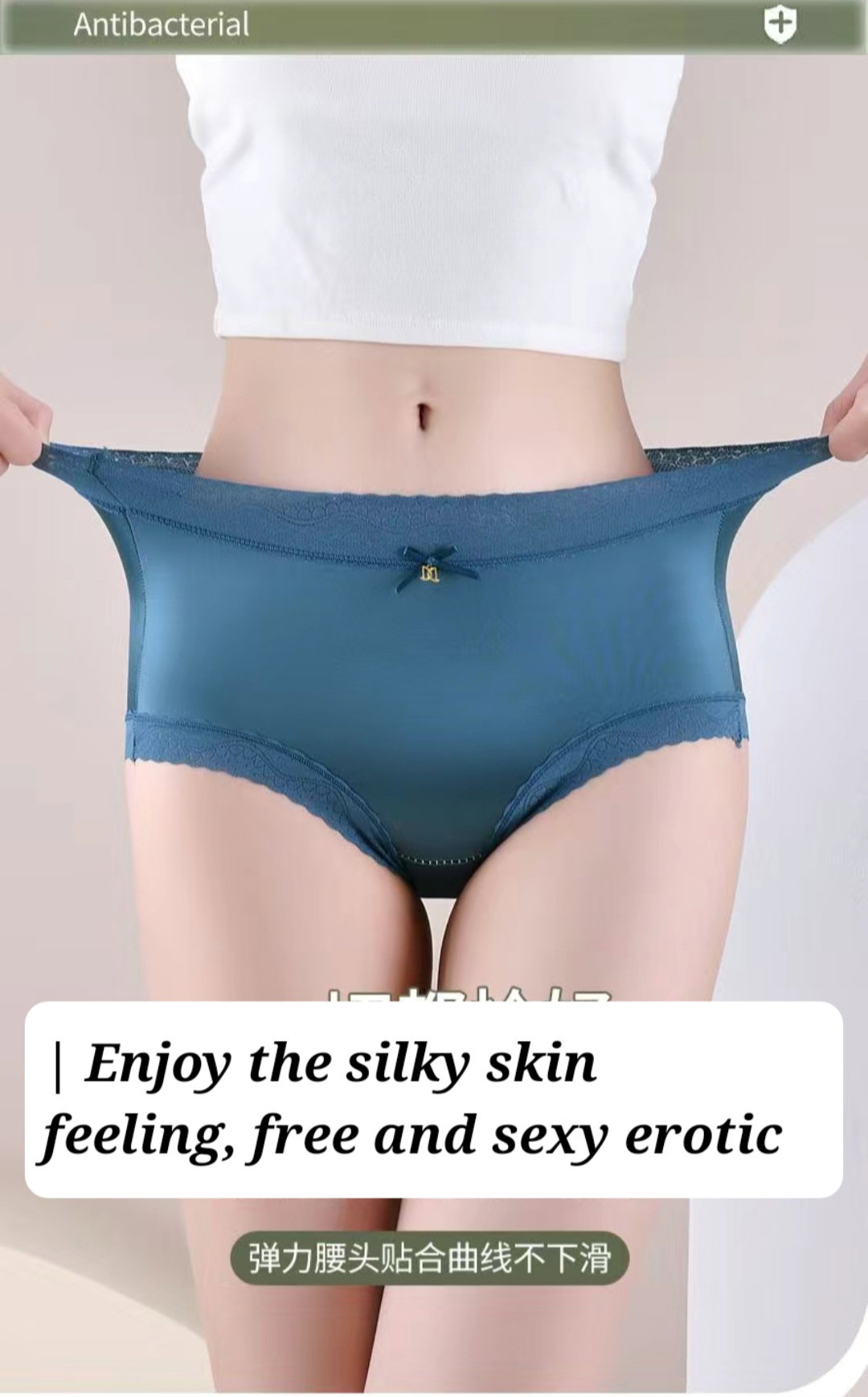 Ladies silk brief panties _2