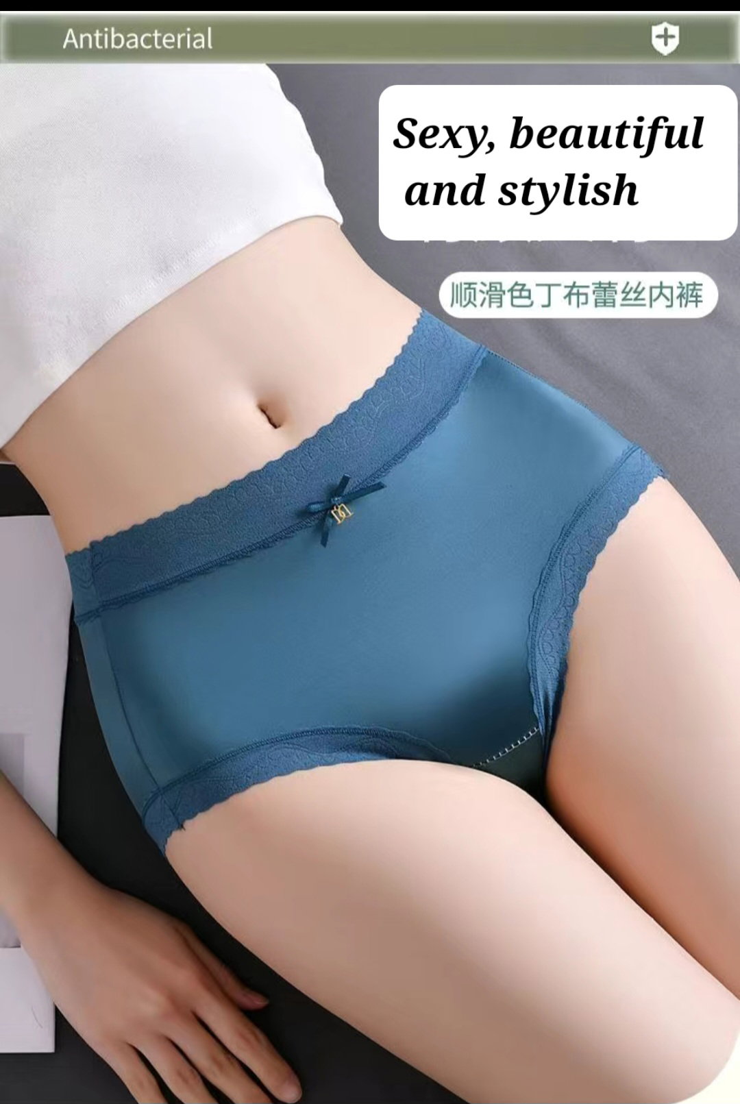 Ladies silk brief panties 
