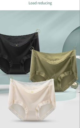 Ladies silk brief panties 