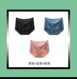 Ladies silk brief panties 