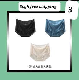 Ladies silk brief panties 