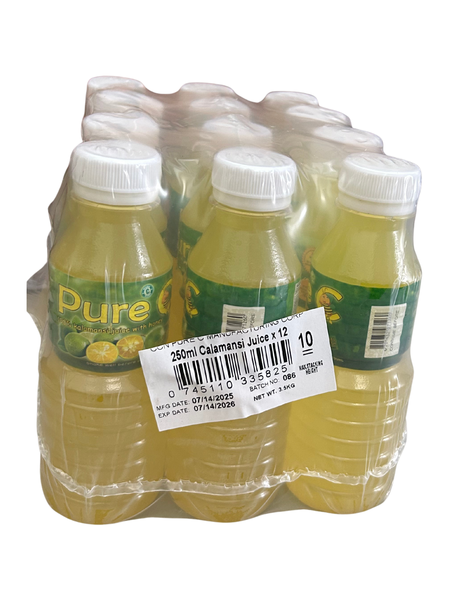 Pure-C Calamansi Juice Drink w/ Honey 500ml. _1