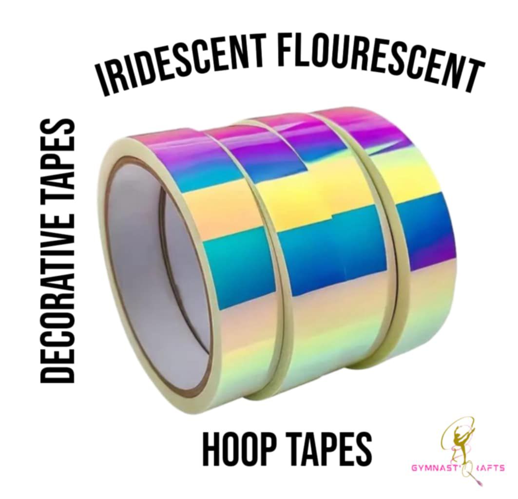 GymnasticQrafts | Iridescent Fluorescent Hoop Tape