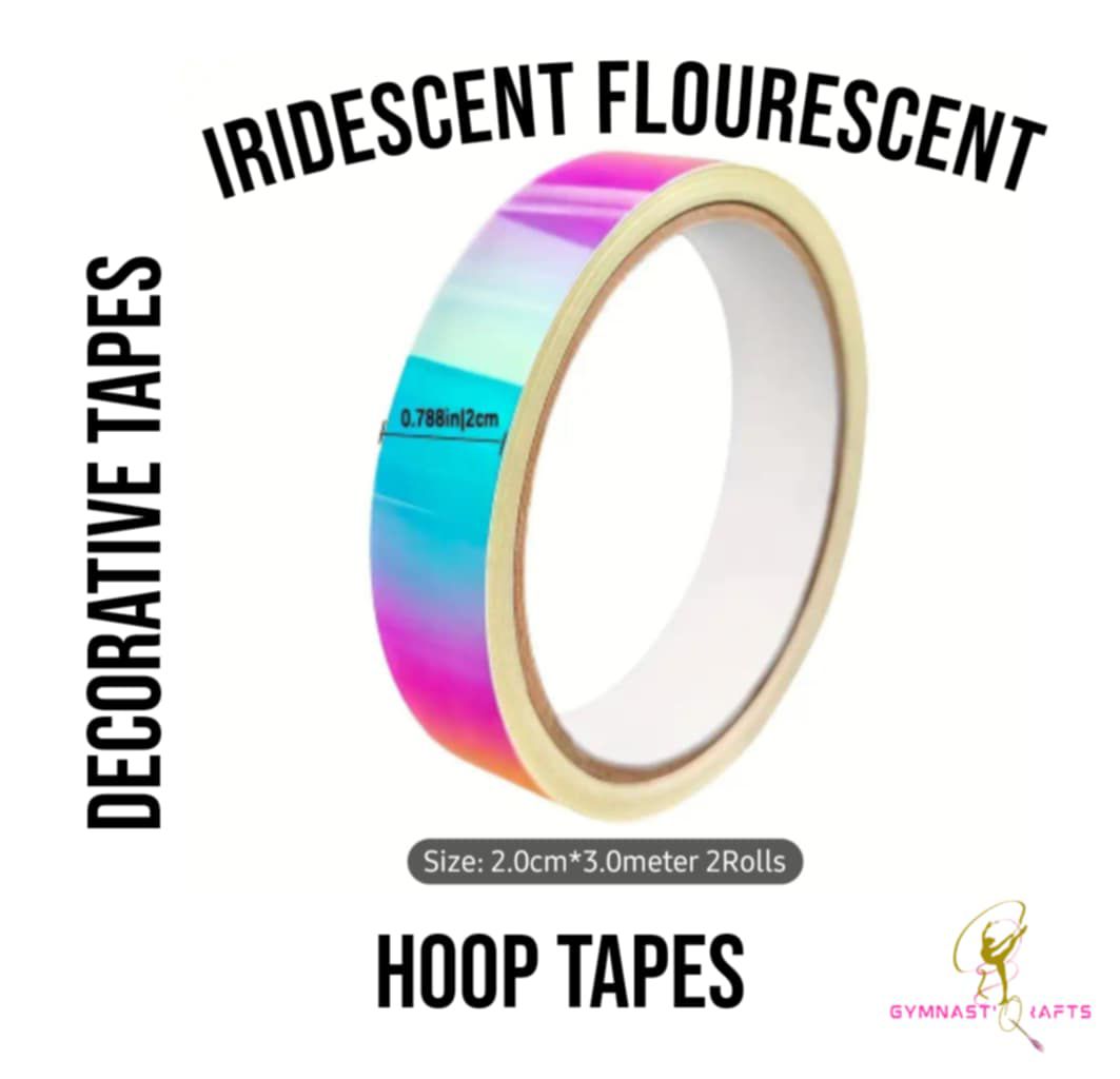 GymnasticQrafts | Iridescent Fluorescent Hoop Tape_1