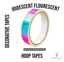GymnasticQrafts | Iridescent Fluorescent Hoop Tape