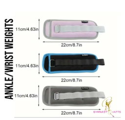 GymnastiQrafts | Ankle/Wrist Weights - 0.25*2Kg