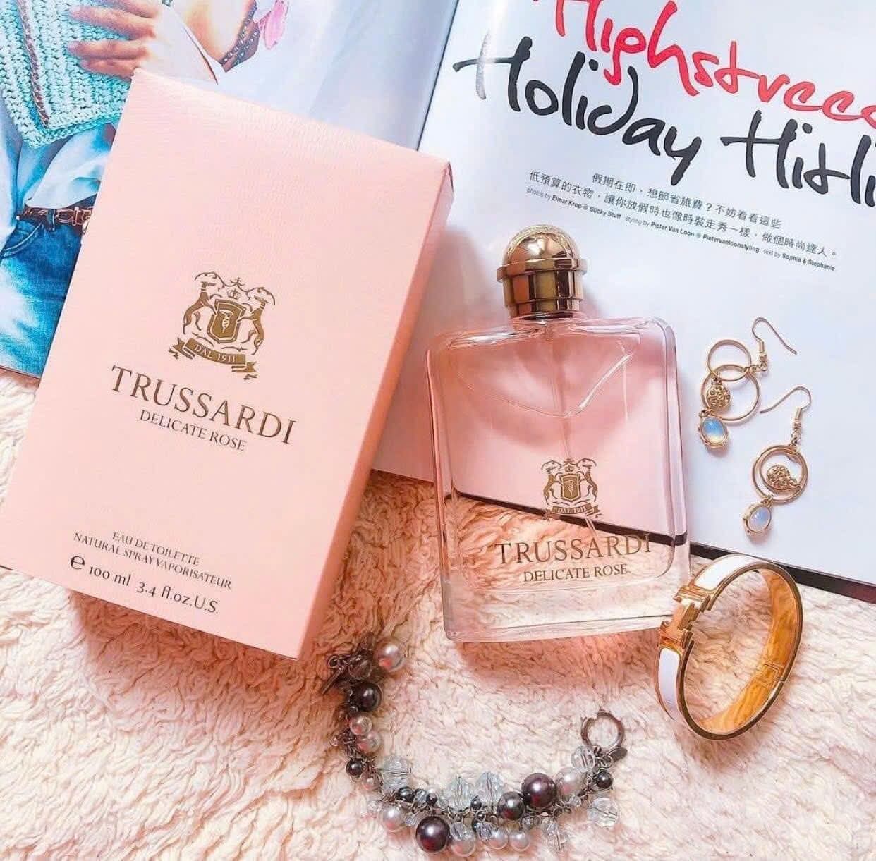 Trussardi Delicate Rose Edt 100ml Perfume_0