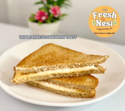 Lowcarb Triple Cheese Sandwich Toast