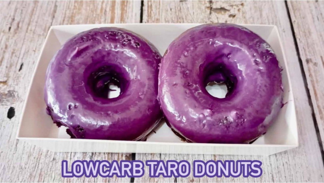 Lowcarb Taro Mini Donuts (2 pcs.)
