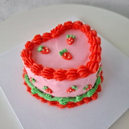 4 Inch Heart Cakes 