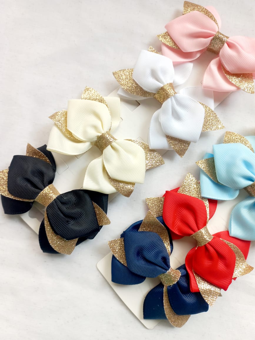 ✨ Glitter Edge Bow Clip_4
