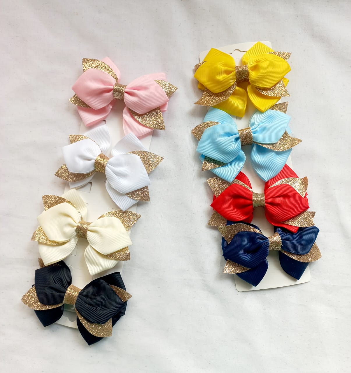 ✨ Glitter Edge Bow Clip_2