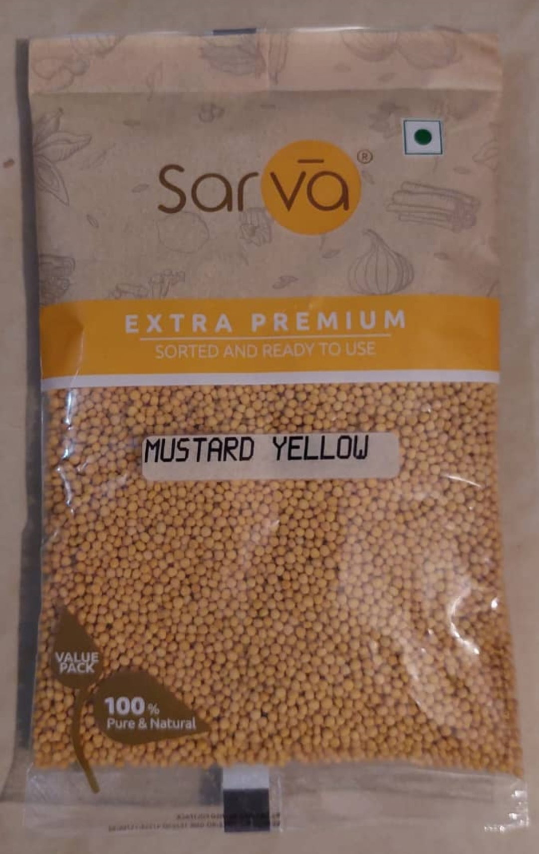 Mustard yellow 100 g sarva