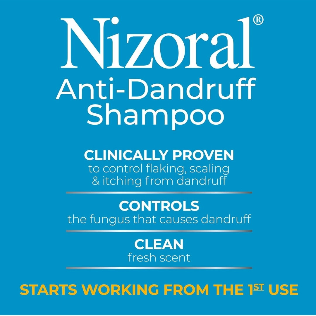 Nizoral Anti-Dandruff Shampoo with 1% Ketoconazole, Fresh Scent_2