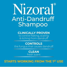 Nizoral Anti-Dandruff Shampoo with 1% Ketoconazole, Fresh Scent