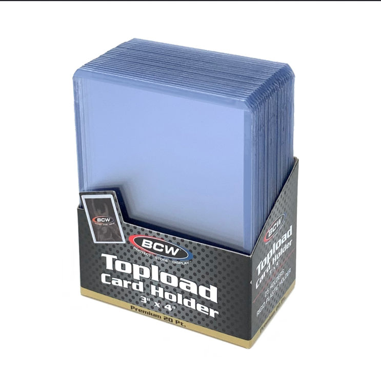 BCW 3x4 Premium Toploaders (25pcs)