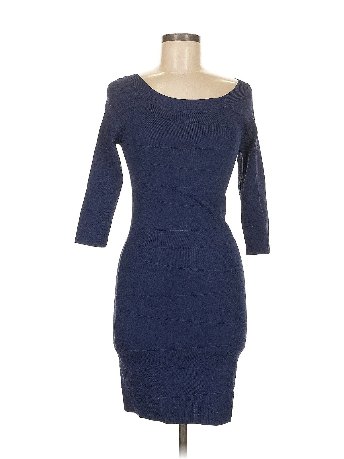 Vestido Tejido Azul Rey – Max Studio (talla M)_0