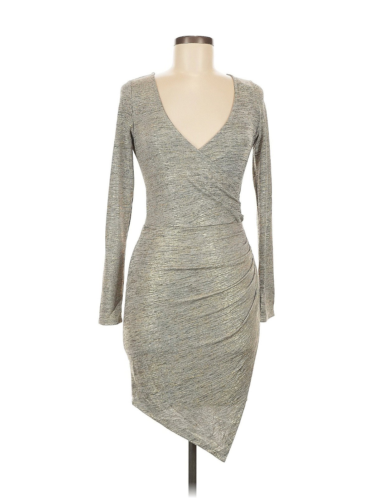 Vestido Asimétrico Brillante – BCBGeneration (talla M)_0