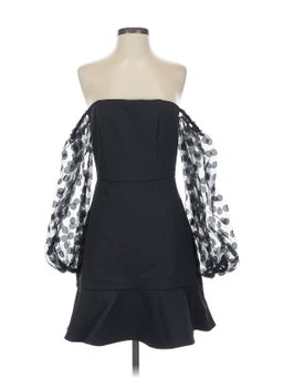 Vestido con mangas de tul – BCBGMAXAZRIA (talla 4)