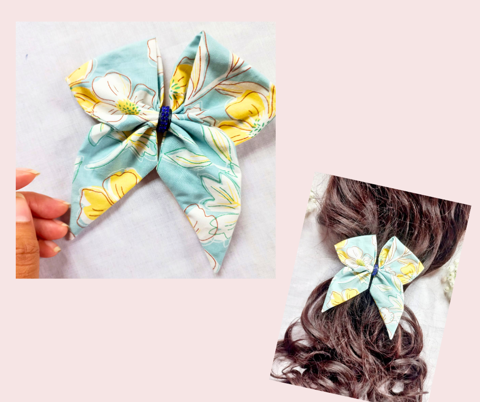 🎀 Sailor Hair Bows (Floral Cotton)_5