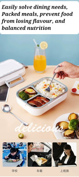 Electric lunch bowl