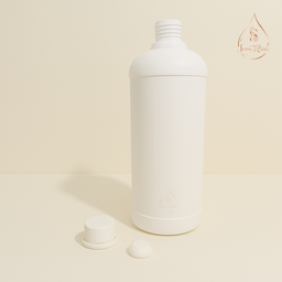 1 Litre HDPE White Bottle