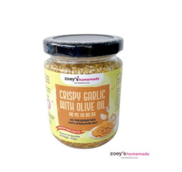 Zoey Crispy Garlic (with extra virgin olive oil) (±200g)