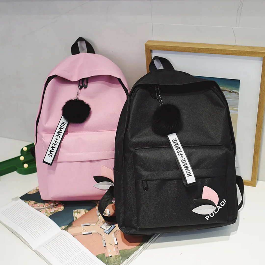 Student small teenager college girl school bag high quality _2