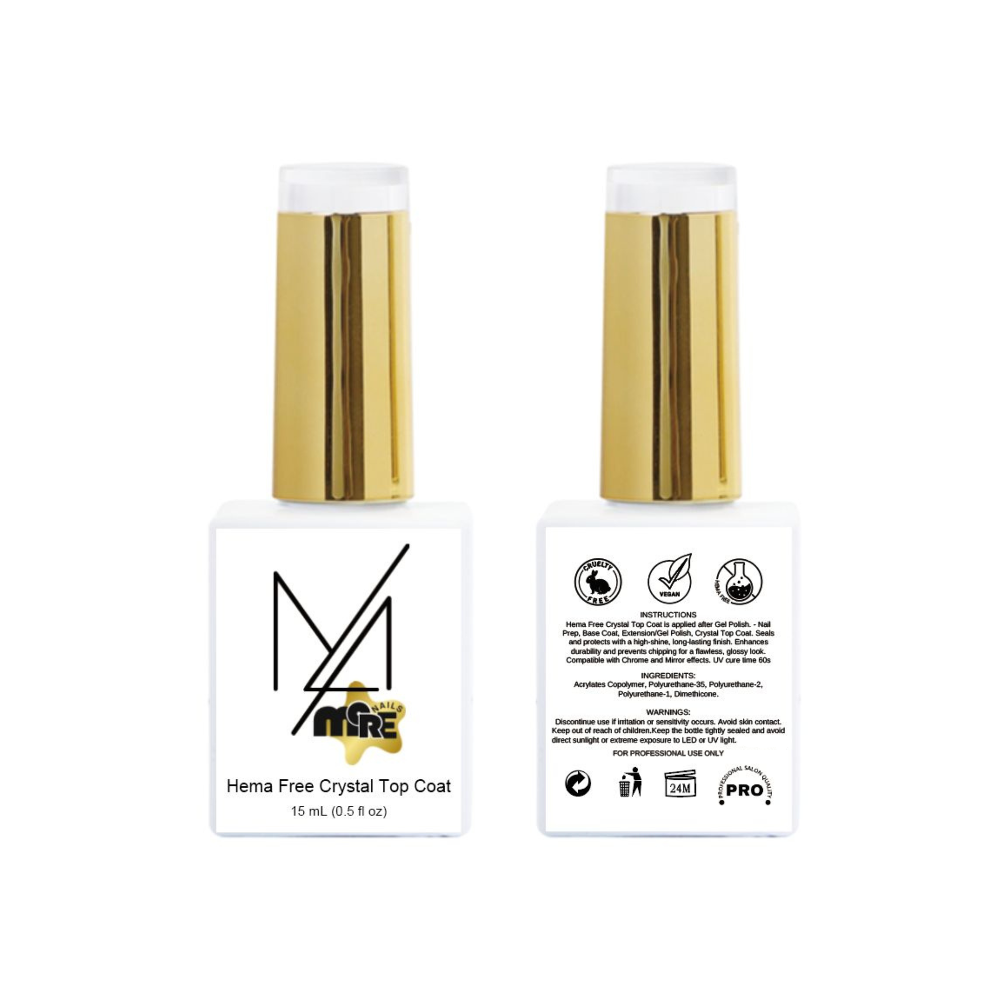 Hema Free Crystal Top Coat - 15 ml_0