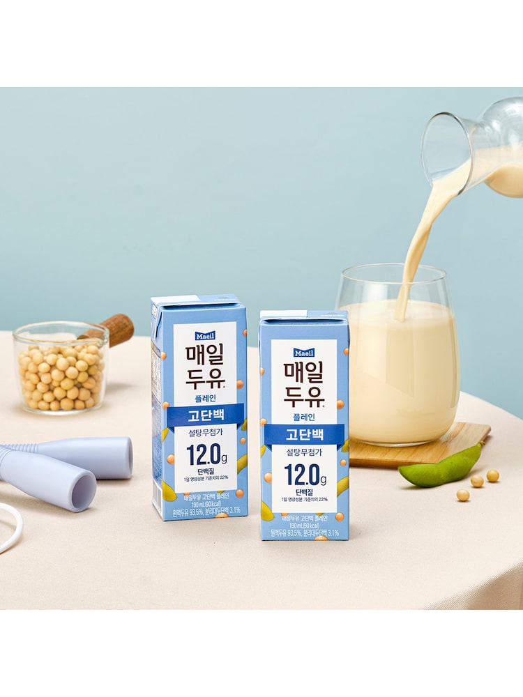 [매일] 고단백 두유 Maeil High-Protein Soy Milk 190ml*24