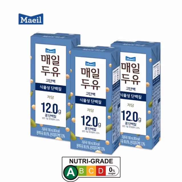  매일두유 고단백 190ml x 24pack  Maeil High-Protein Soy Milk_4