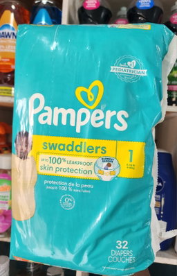 Pampers swaddlers size 1