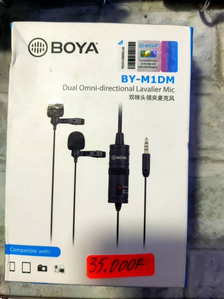 Micro-cravate double omnidirectionnel BOYA BY-M1DM_article_N°:CAI_0105_0