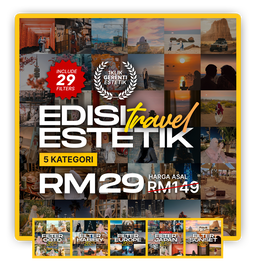 Edisi Travel Estetik 5 Kategori | 29 Filters
