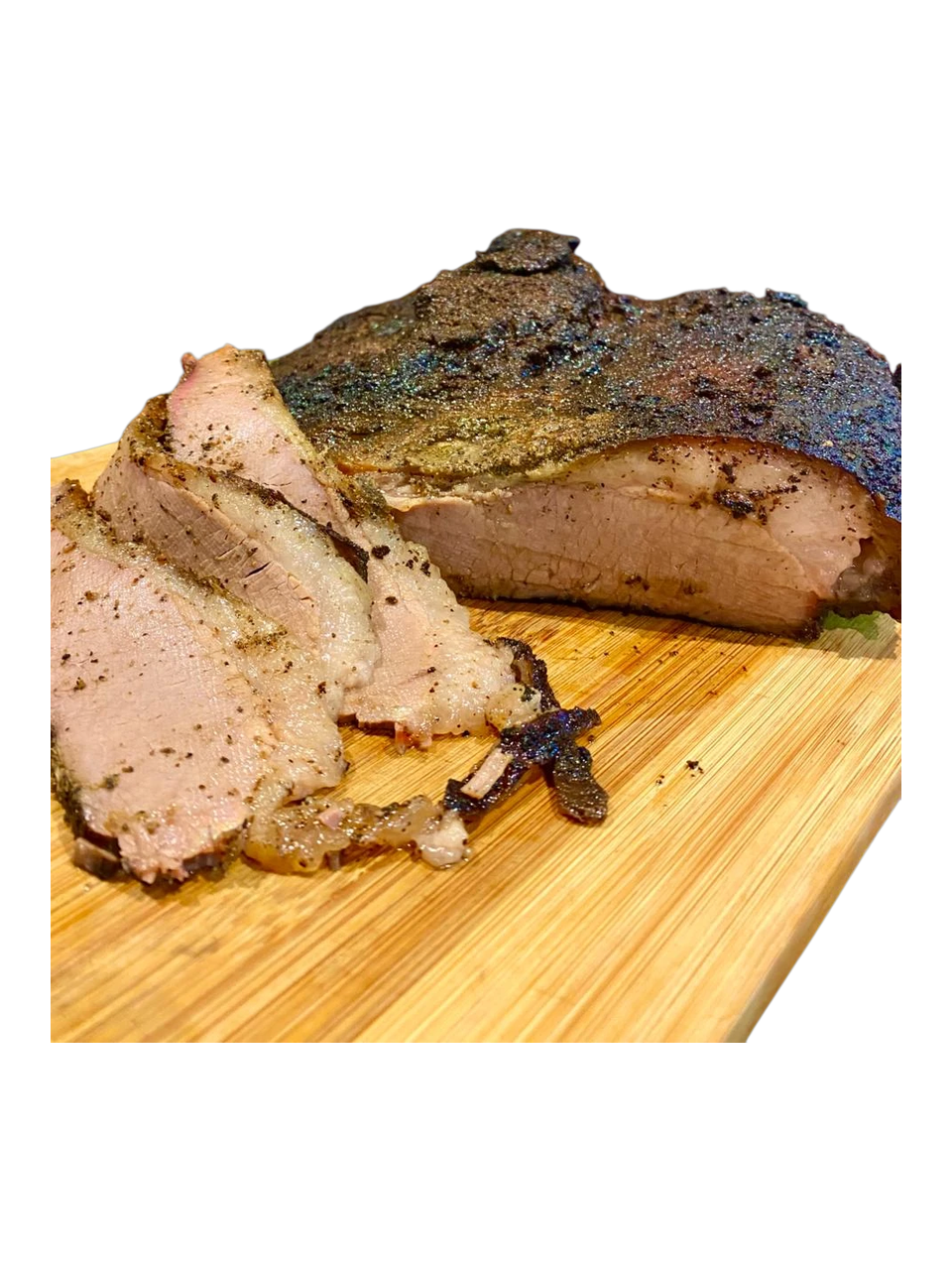 Ready-to-Eat Texas Style Smoked Brisket – ½ lb / Pecho de Res Estilo Texas Listo para Comer – ½ libra