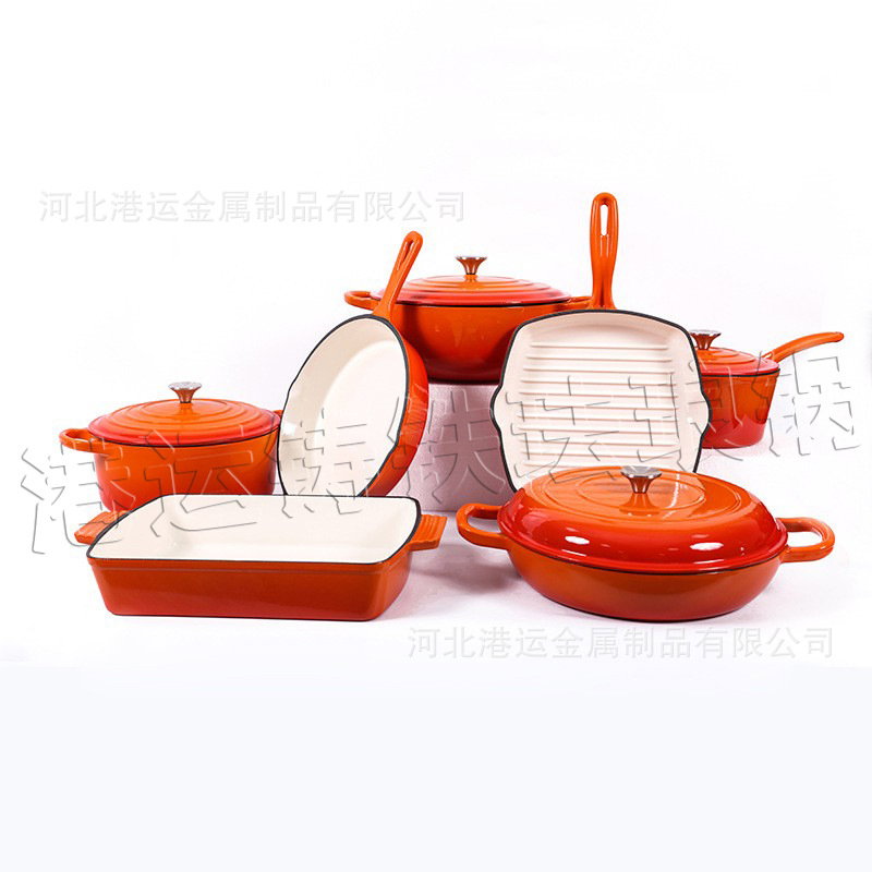 Cast iron pot 7 set_4
