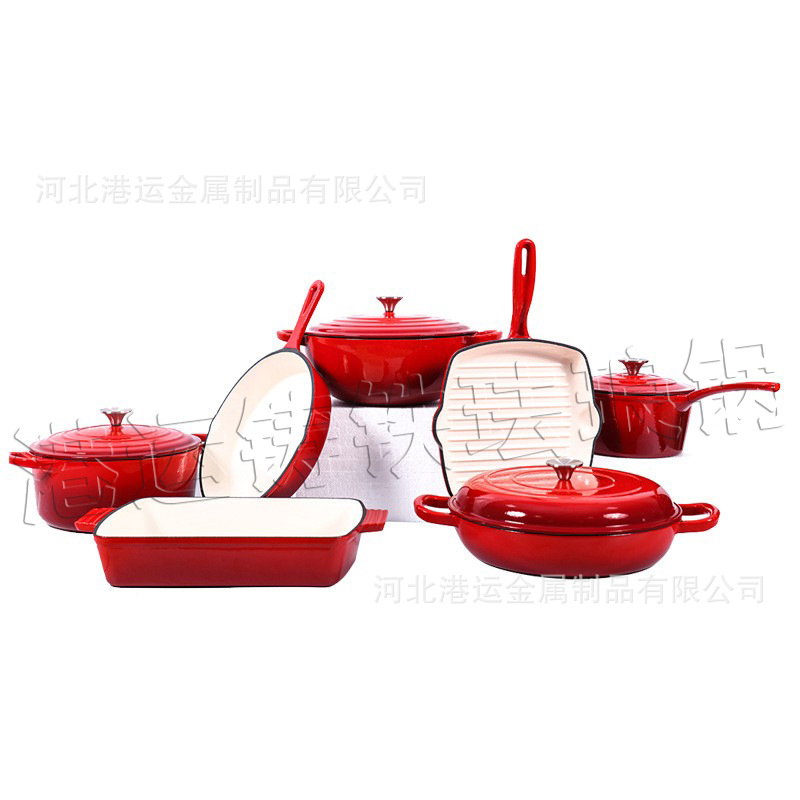 Cast iron pot 7 set_5