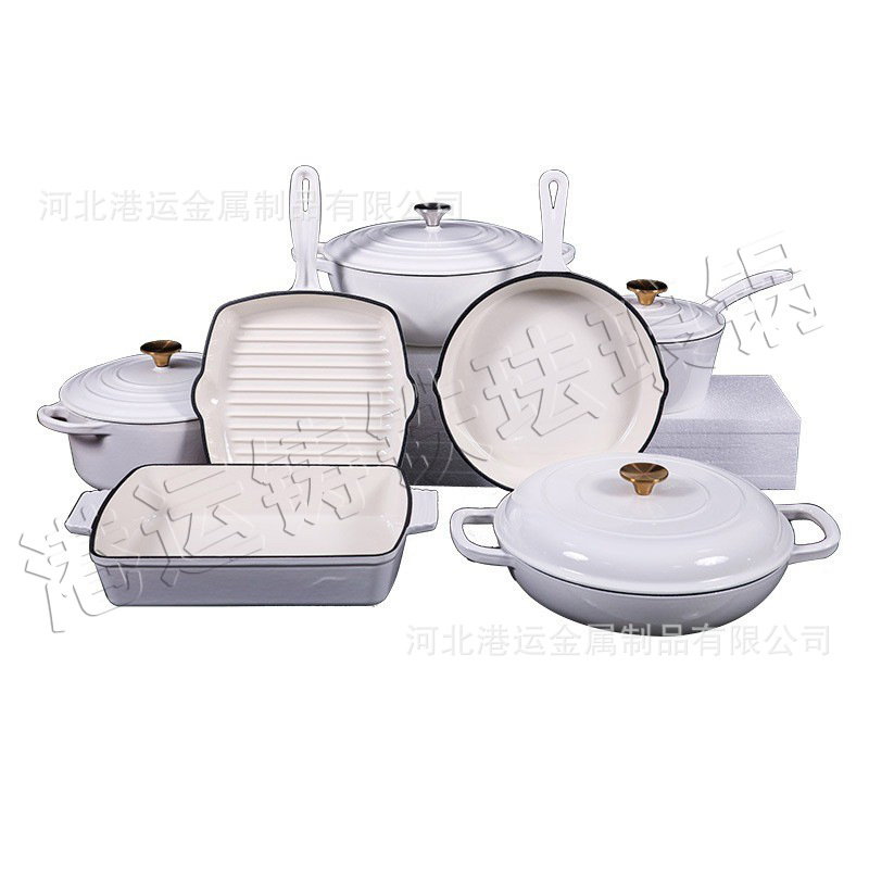 Cast iron pot 7 set_7