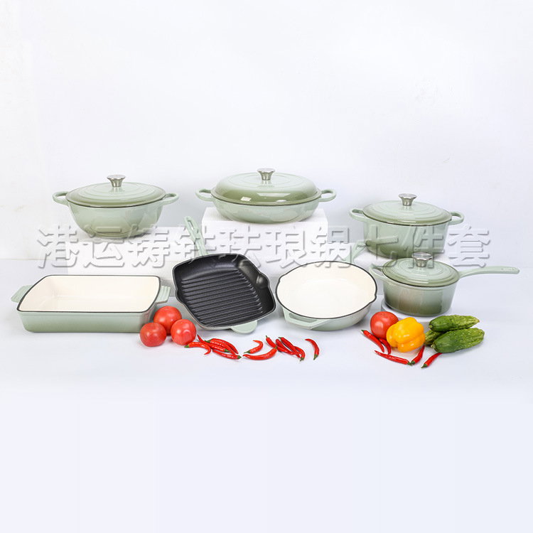 Cast iron pot 7 set_9