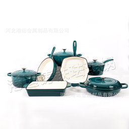 Cast iron pot 7 set