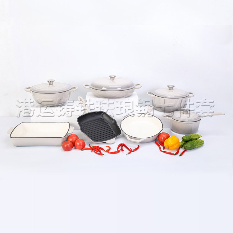 Cast iron pot 7 set_12