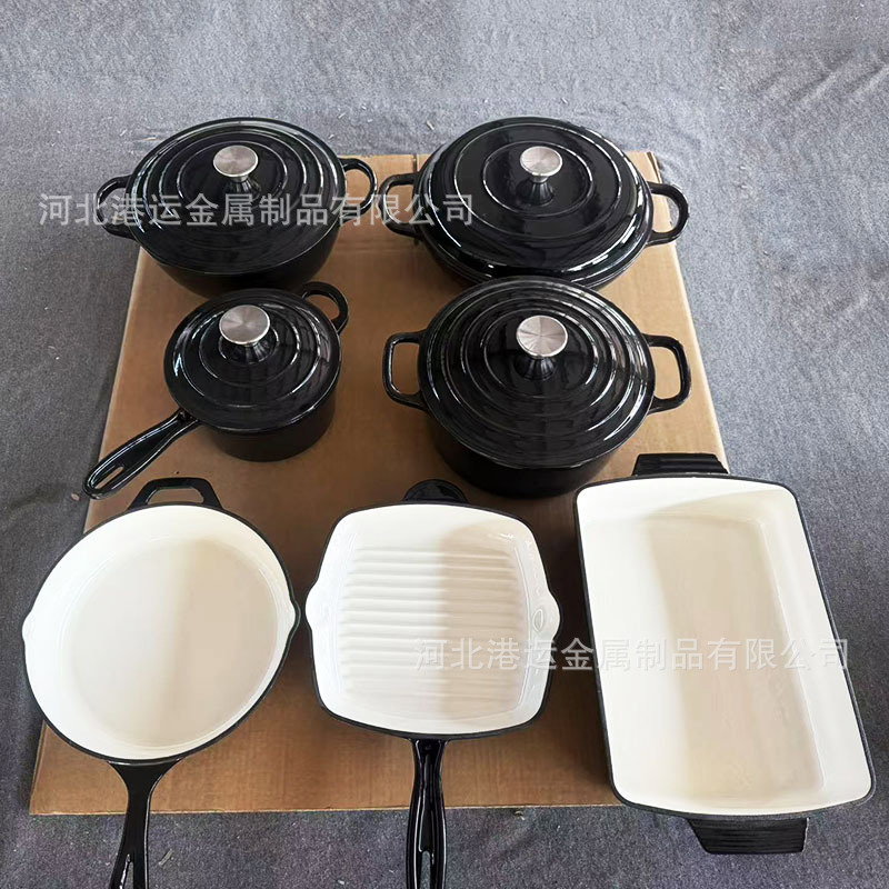 Cast iron pot 7 set_14