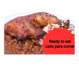 Ready-to-Eat Texas Style Smoked Chicken – Leg & Thigh / Pollo Ahumado Estilo Texas Listo para Comer – Pierna y Muslo
