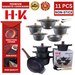 HK11 PREMIUM GRANITE COOKWARE (PERIUK)
