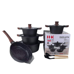 HK11 PREMIUM GRANITE COOKWARE (PERIUK)